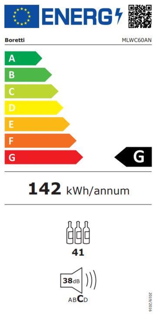 Wat vinden we goed aan de Boretti MLWC60AN Wijnklimaatkast inbouw 60cm 2 zones