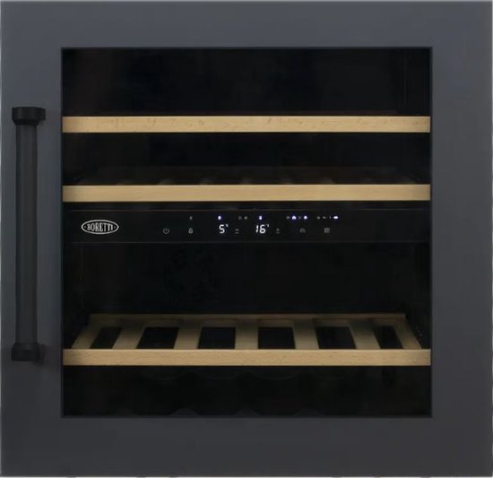 Boretti MLWC60AN Wijnklimaatkast inbouw 60cm 2 zones review