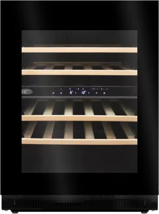 Boretti MLWC82ZGZW wijnklimaatkast inbouw 82cm zwart glas review