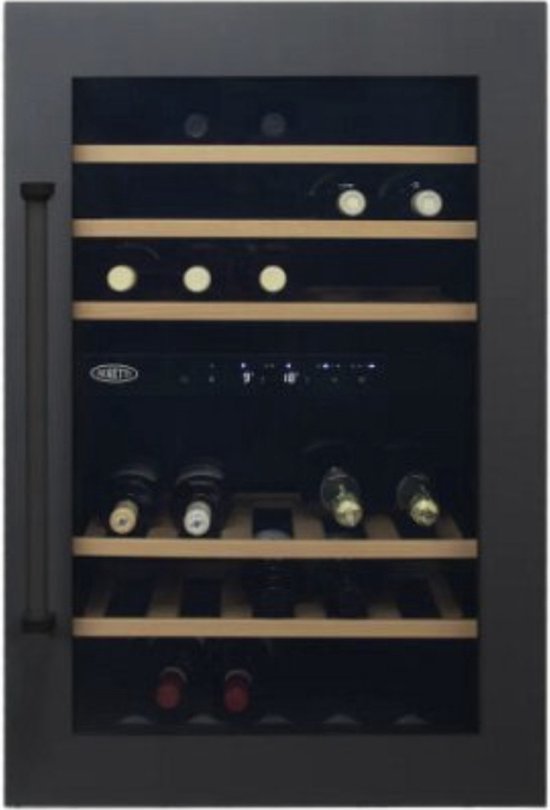 Compacte Luxe: De Boretti MLWC88AN Wijnklimaatkast met Dubbele Temperatuurzones