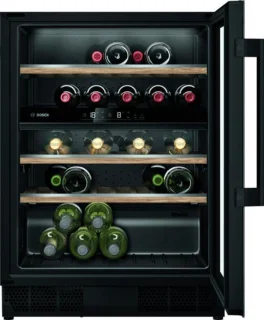 Bosch Serie 6 KUW21AHG0 Wijnkoeler Inbouw Zwart 44 flessen