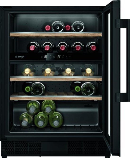 Bosch Serie 6 KUW21AHG0 Wijnkoeler Inbouw Zwart 44 flessen review