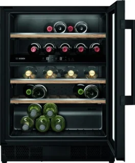 Bosch Serie 6 KUW21AHG0 Wijnkoeler Inbouw Zwart 44 flessen