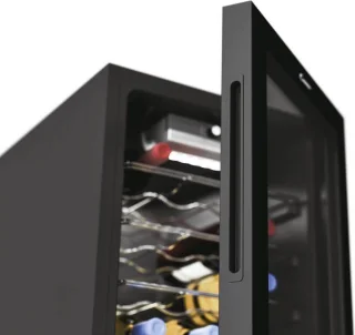 Candy DiVino CWC 021 M/N Wijnkoelkast Zwart 21 flessen