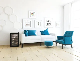 Candy DiVino CWC 021 M/N Wijnkoelkast Zwart 21 flessen