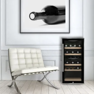 Caso WineComfort 24 Compressorwijnkoeler Zwart