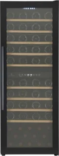 CaveCool Raw Zircon Wijnkoelkast 2 Zones 77 Flessen Zwart