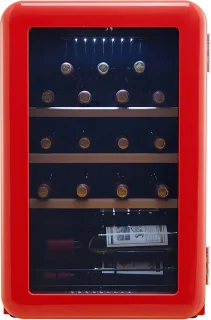 CaveCool Retro Apatite wijnkoeler 19 flessen zwart