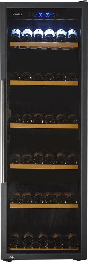 Caviss C1215GBEG Wijnkoelkast 214 Flessen 1 Zone review
