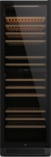 Caviss C2165EBEG Vrijstaande Wijnkoelkast 165 Flessen Zwart