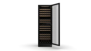 Caviss C2165EBEG Vrijstaande Wijnkoelkast 165 Flessen Zwart