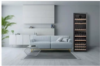 Caviss C2180CBEG Wijnkoelkast 180 flessen 2 zones