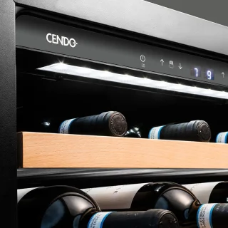 CENDO WK160-39F Wijnklimaatkast Onderbouw Zwart
