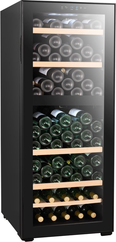 CEPAGE108DZ wijnklimaatkast vrijstaand 108 flessen 2 zones review