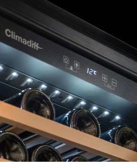 Climadiff CBI28S1B Wijnklimaatkast Inbouw 24 flessen 1 zone