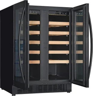 CombiSteel 7525.0030 Wijnkoelkast 2 Deuren 100L Dual Zone