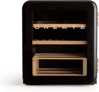CREATE WINECOOLER RETRO M elektrische wijnkoeler 48L zwart