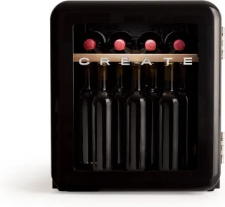CREATE WINECOOLER RETRO M elektrische wijnkoeler 48L zwart