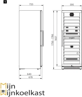 Dometic D154FB Wijnkoelkast