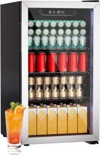 Drank koelkast mini zilver