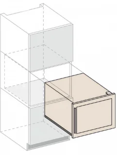 Dunavox DAV-18.46SS.TO Inbouw Wijnkoelkast 45 cm RVS