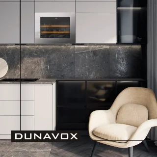 Dunavox DAV-18.46SS.TO Inbouw Wijnkoelkast 45 cm RVS