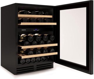 Dunavox Flow-45 Wijnkoelkast Black Full Glas 88cm