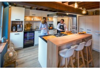 Dunavox Flow-45 Wijnkoelkast Black Full Glas 88cm