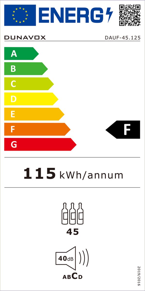 Wat vinden we goed aan de Dunavox Flow 45 Wijnkoelkast RVS 88 cm