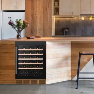 Dunavox Flow-46 DAUF-46.138SS Wijnkoelkast Zilver