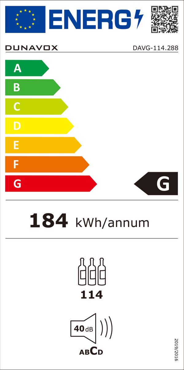 Wat vinden we goed aan de Dunavox Glance-114 DAVG-114.288DSS.TO Wijnkoelkast 2 zones