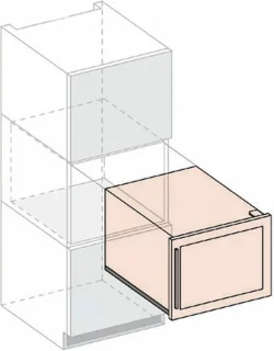 Dunavox Glance-18 inbouw wijnkoelkast 45 cm Push Open