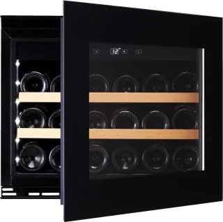 Dunavox Glance-18 inbouw wijnkoelkast 45 cm Push Open