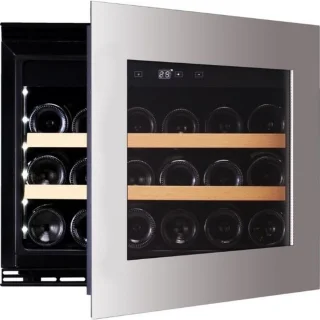 Dunavox Glance-18 inbouw wijnkoelkast 45 cm Push Open