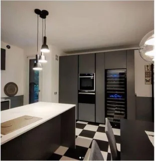 Dunavox Grande-166 Wijnkoeler Vrijstaand/Tussenbouw 166 Flessen
