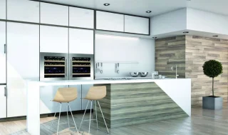 Dunavox Inbouwwijnkoelkast 2 Zones 41 Flessen RVS 60cm