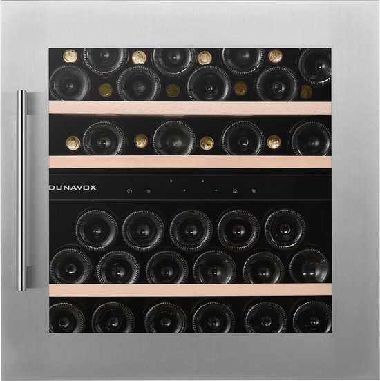 Dunavox Inbouwwijnkoelkast 2 Zones 41 Flessen RVS 60cm review