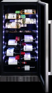 Dunavox Sera-58 DX-58.258DB Champagne Koelkast 2 Zones
