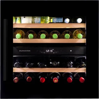 Dunavox Soul-25 Inbouwwijnkoelkast 60cm RVS 25 flessen