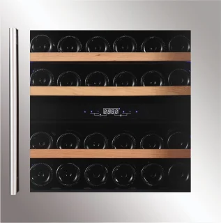 Dunavox Soul-25 Inbouwwijnkoelkast 60cm RVS 25 flessen
