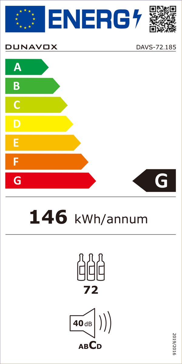 Wat vinden we goed aan de Dunavox Soul-72 DAVS-72.185DB Wijnkoelkast 2 Zones