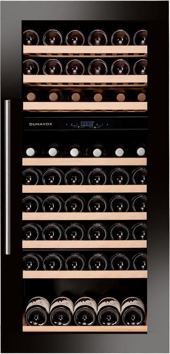 De Dunavox Soul-72 Inbouwwijnkast 122 cm in één oogopslag