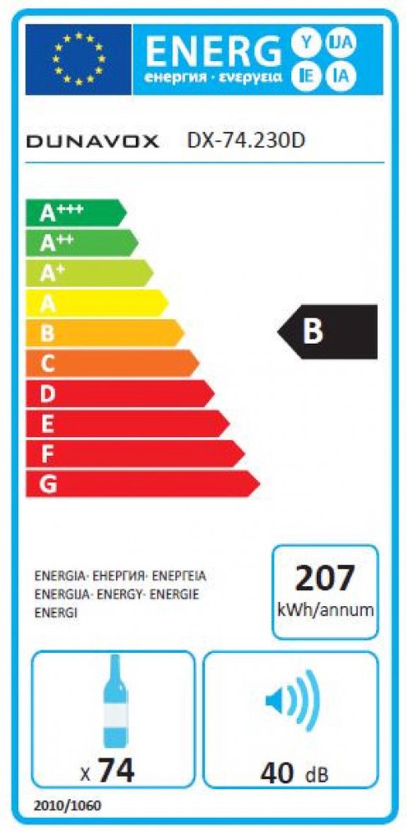 Wat vinden we goed aan de Dunavox Wijnkoelkast Inbouw 2 Zones H123.3
