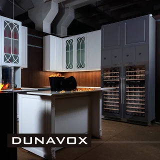 Dunavox Wijnkoelkast Inbouw 2 Zones H123.3