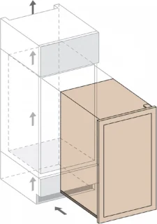 Dunavox Wijnkoelkast Inbouw 2 Zones H123.3
