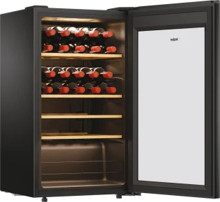 Haier HWS34GGH1 Wijnkoelkast 34 flessen Zwart