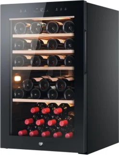 Haier HWS49GA Wijnkoelkast 49 flessen Zwart