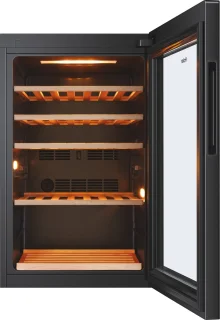 Haier HWS49GA Wijnkoelkast 49 flessen Zwart