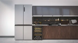 Haier HWS49GA Wijnkoelkast 49 flessen Zwart