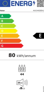 Wat vinden we goed aan de Haier Wijnkoelkast HUC44GDEH1